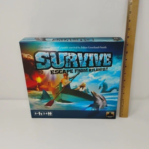 Survive Escape From Atlantis 2010 Anniversary with Dolphins Dive Dice Expansion - Picture 9 of 9